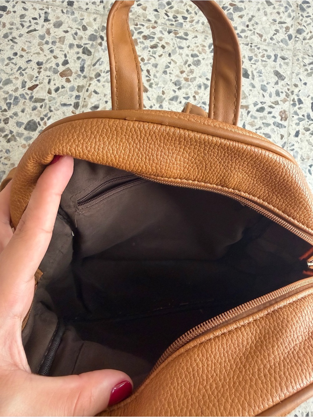 Brown Backpack - Picture 4 of 5